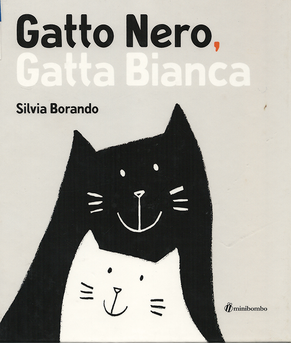 Gatto nero gatta bianca