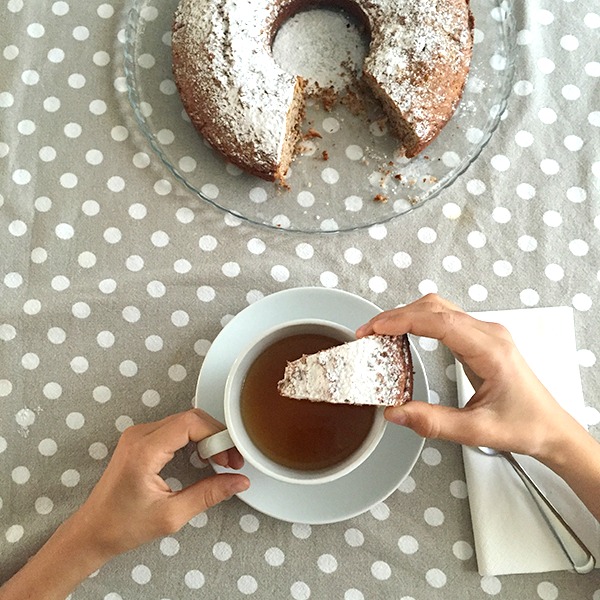 ciambella ricotta noci