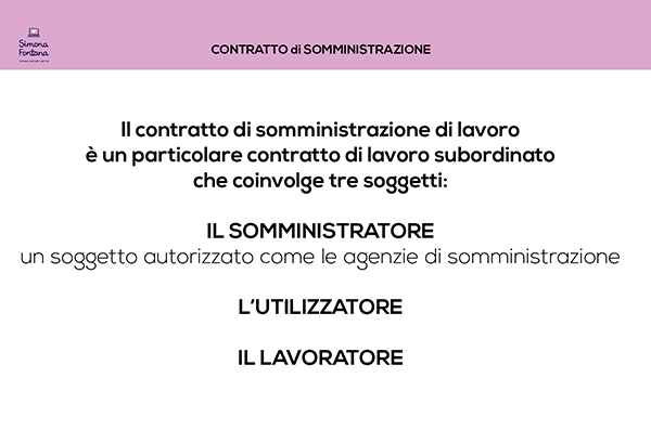 Contratto di somministrazione