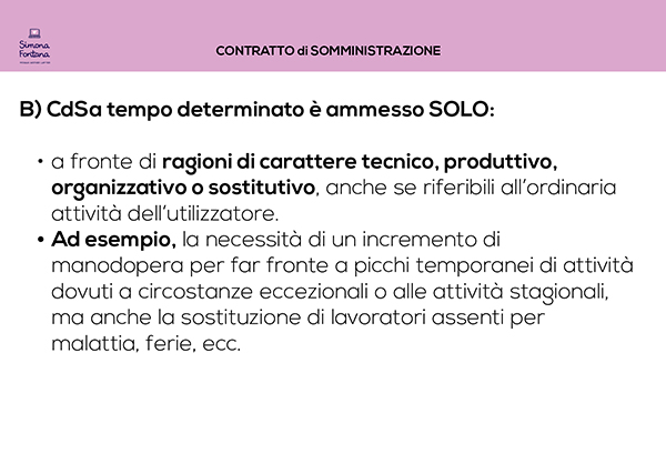 contratto di somministrazione