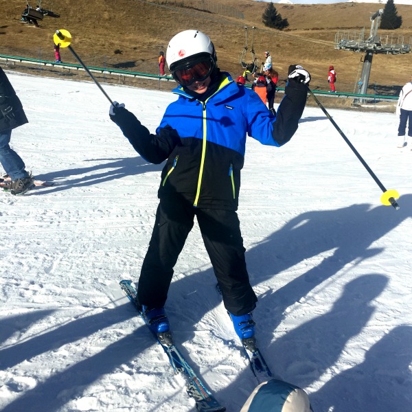 prima volta sugli sci
