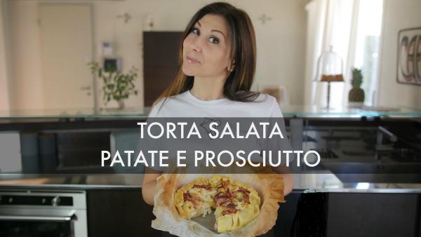 torta salata patate e prosciutto