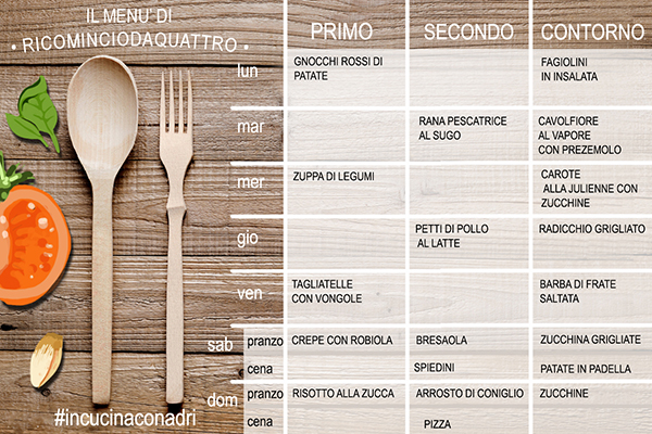 caffe verde_menu settimanale 