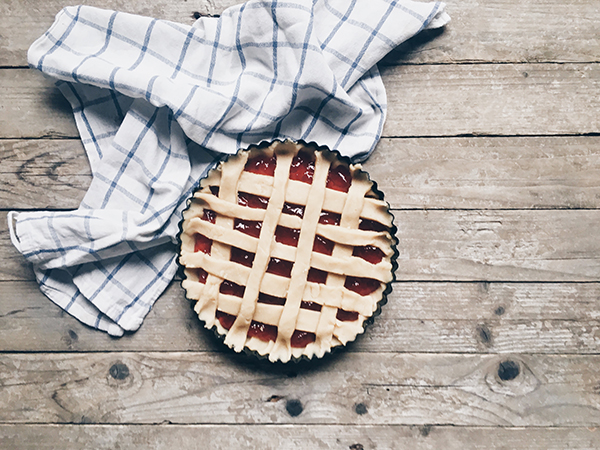 crostata con farina di farro