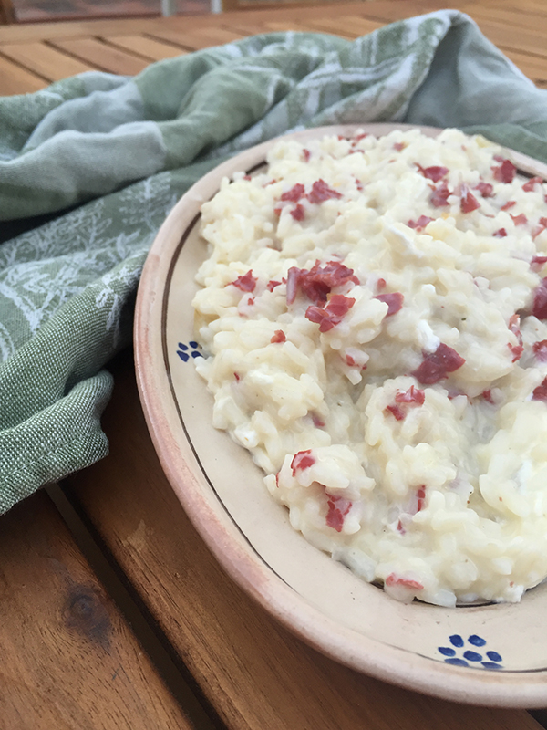 risotto con bresaola