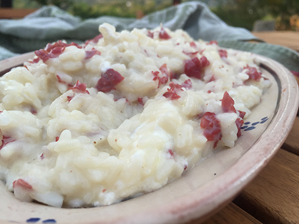 risotto con bresaola