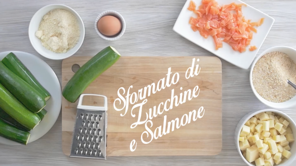 sformato di zucchine e salmone