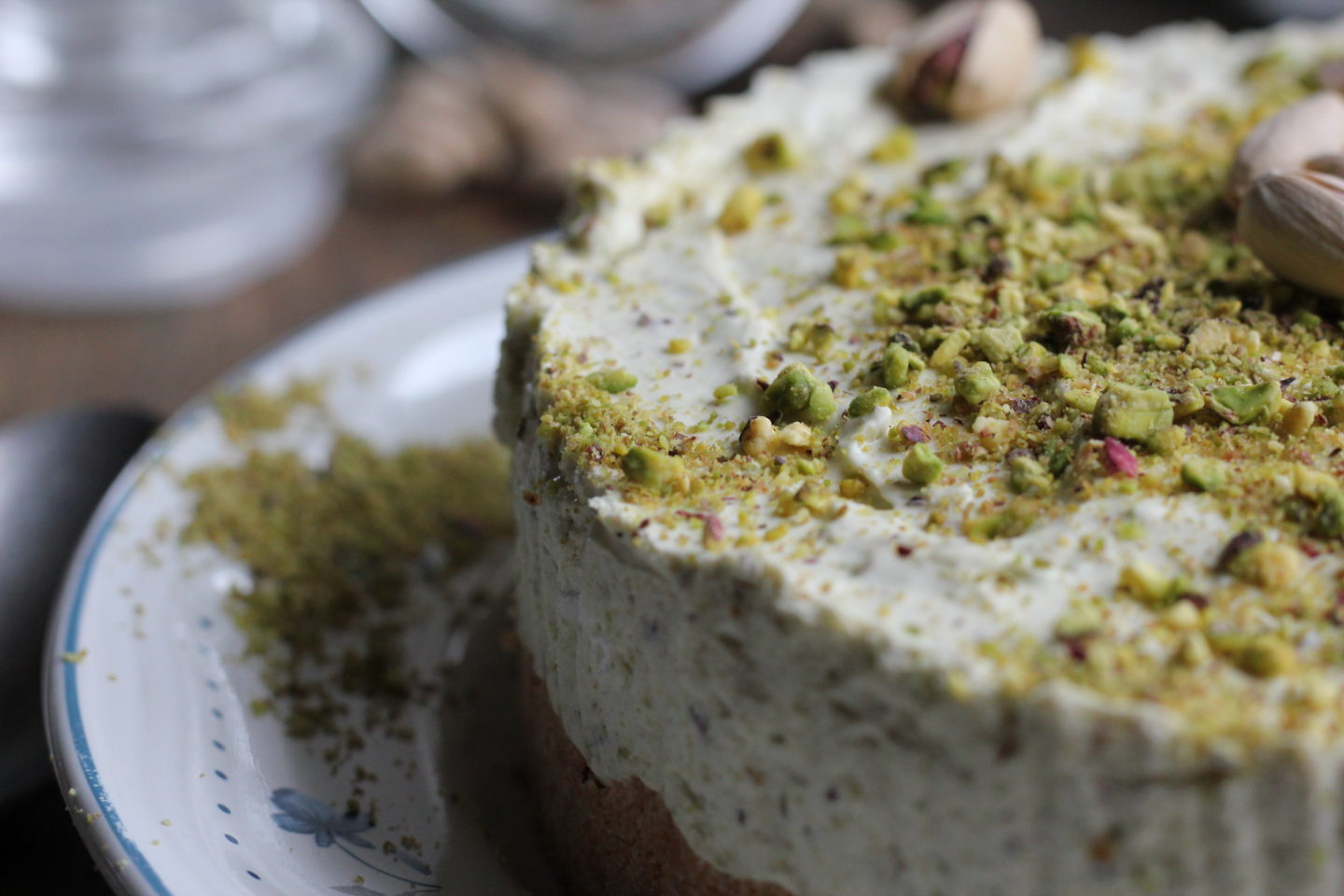 cheesecake al pistacchio - ricominciodaquattro