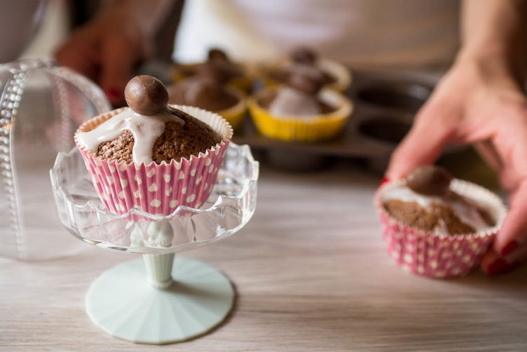 cupcakes al cioccolato ricominciodaquattro