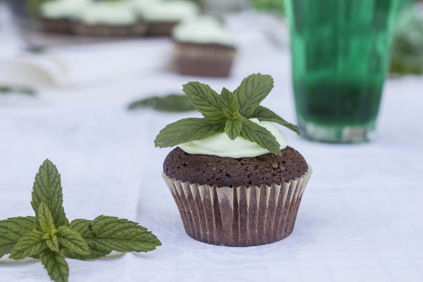 Cupcakes al cioccolato e menta Ricominciodaquattro