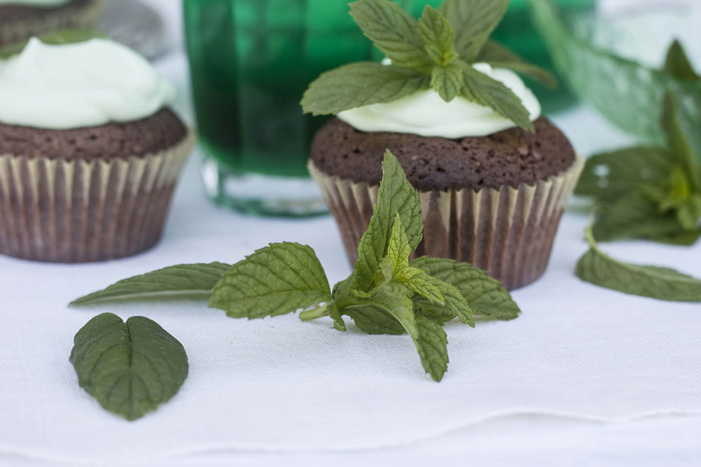 Cupcakes al cioccolato e menta Ricominciodaquattro