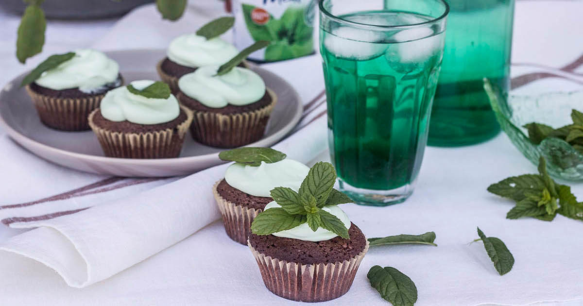 Cupcakes al cioccolato e menta Ricominciodaquattro