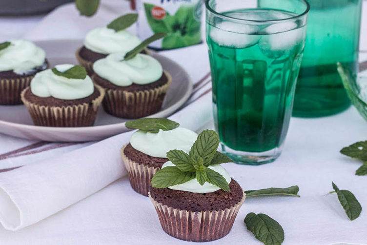 Cupcakes al cioccolato e menta Ricominciodaquattro