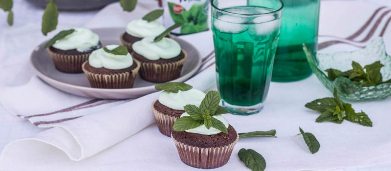 Cupcakes al cioccolato e menta Ricominciodaquattro