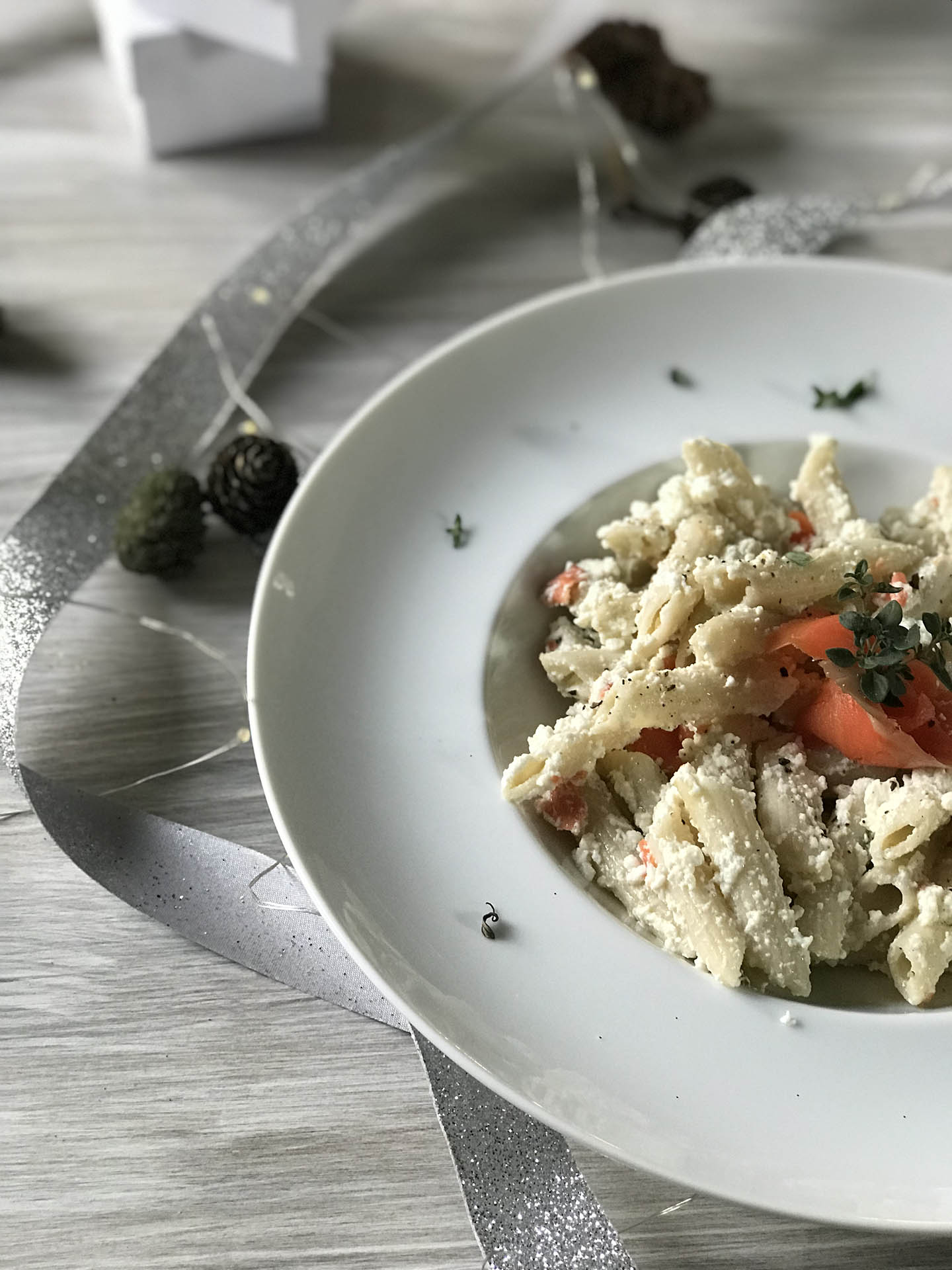 Penne con ricotta e salmone_Ricominciodaquattro