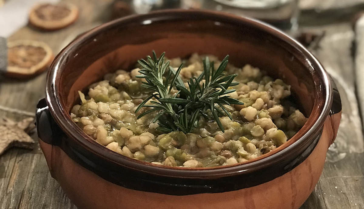 zuppa di legumi e orzo Ricominciodaquattro