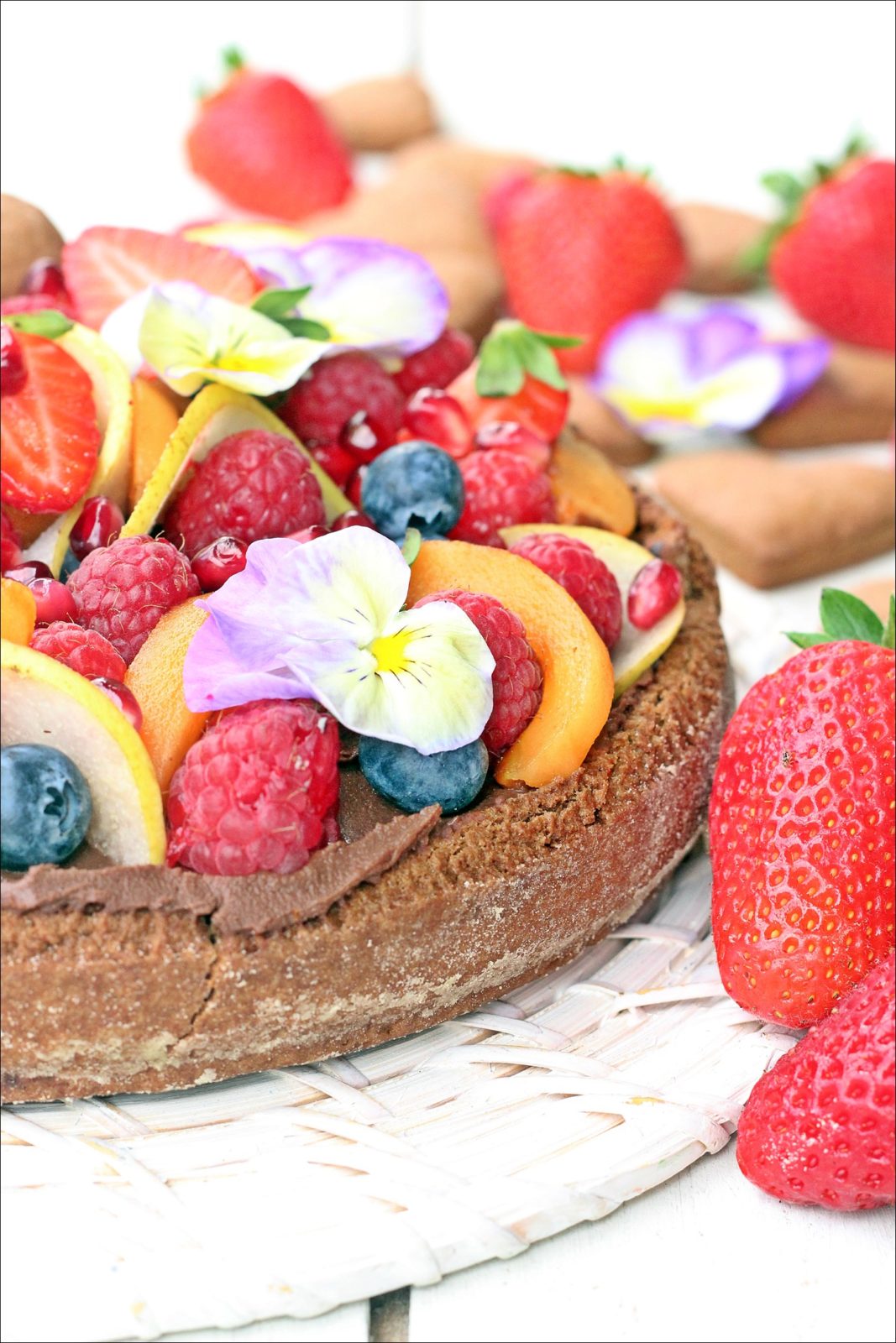 torta vegana al cioccolato per la festa della mamma