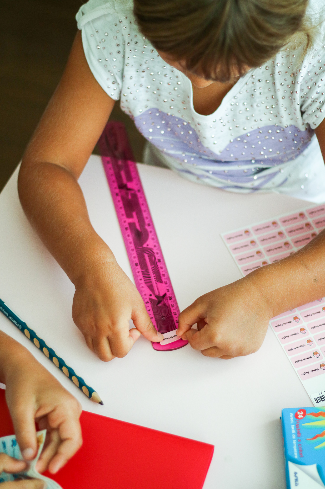 etichette per materiale scolastico Ricominciodaquattro