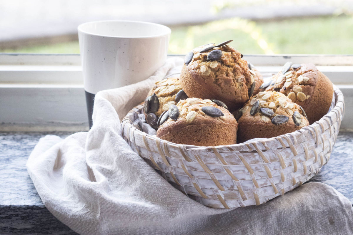 9 muffins con zucca e lenticchie