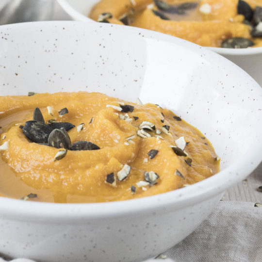 Vellutata di zucca e sedano rapa