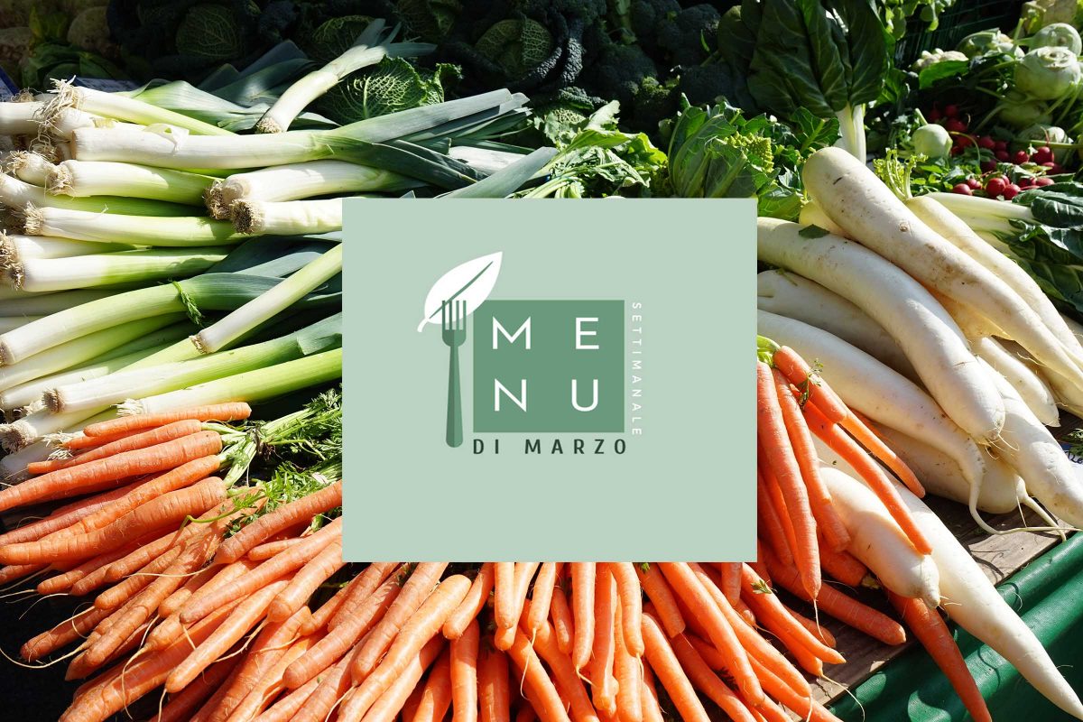 Menu settimanale di marzo 2023