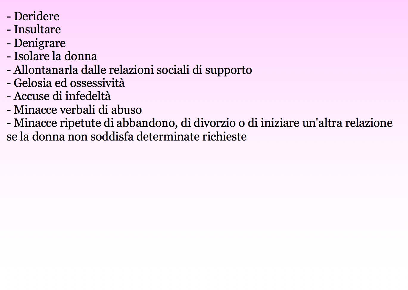 17 maggio, una giornata per dir #NOVIOLENZACONTROLEDONNE