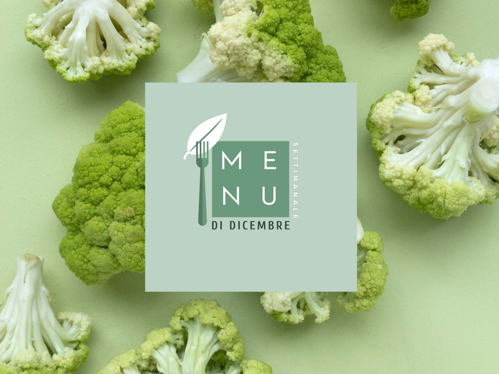 Menu settimanale di dicembre 2022