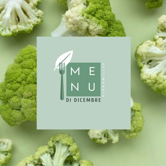 Menu settimanale di dicembre 2022