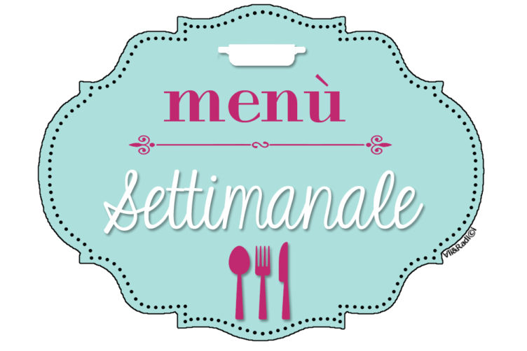 menu settimanale